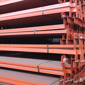 96" x 3" Used Teardrop Pallet Rack Beam- New Style