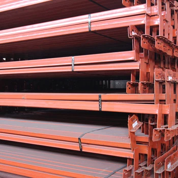 96" x 3" Used Teardrop Pallet Rack Beam- New Style