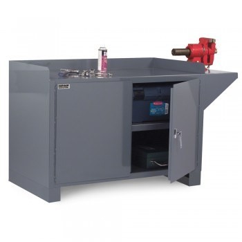 Cabinet-Style Workbench - Two-Door Cabinet