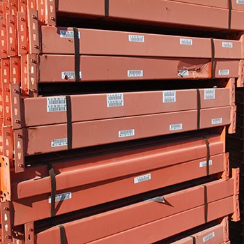 50” x 4” Used Teardrop Pallet Rack Beam- Old Style 50” x 4” Used Teardrop Pallet Rack Beam- Old Style