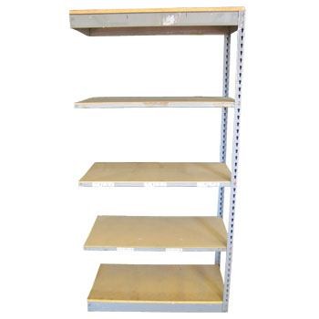 18” x 36” x 72” Used Rivet Shelving Adder- 5 Shelf 18” x 36” x 72” Used Rivet Shelving Adder- 5 Shelf