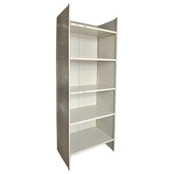 24" x 36" x 123" Used Closed Shelving Starter- 5 Shelf