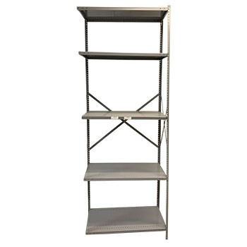 18” x 36” x 99” Used Open Shelving Adder- 5 Shelf 18” x 36” x 99” Used Open Shelving Adder- 5 Shelf