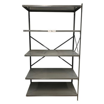 24" x 48" x 85" Used Open Shelving Adder- 5 Shelf