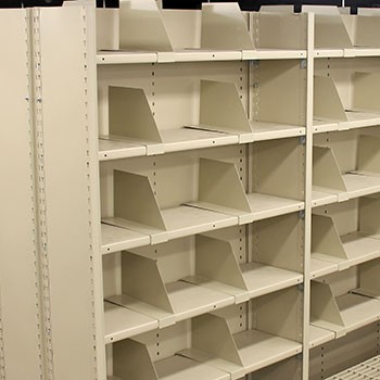 12” x 42” x 72” Used Closed Shelving Starter- 5 Shelf