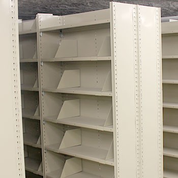12" x 42" x 170" Used Closed Shelving Starter- 10 Shelf