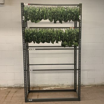 18" x 48" x 84" Cannabis Drying Rack