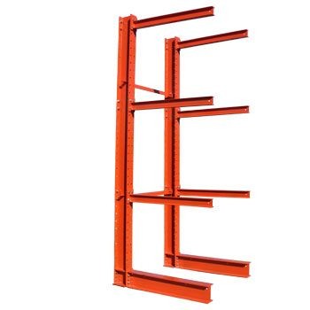144" x 48" Single Sided Cantilever Starter Bay- (3) 48" Arm Levels