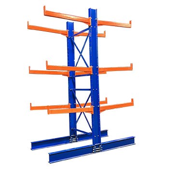 144" x 48" Double Sided Cantilever Starter Bay- (3) 48" Arm Levels