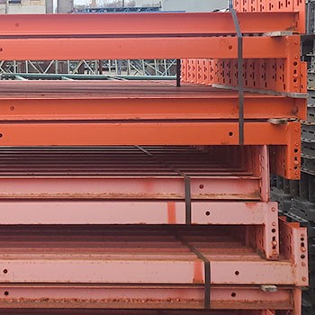 92” x 3” Used Teardrop Pallet Rack Beam- New Style 92” x 3” Used Teardrop Pallet Rack Beam- New Style