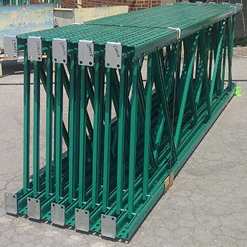 42" x 144" Teardrop Pallet Rack Upright- Old Style