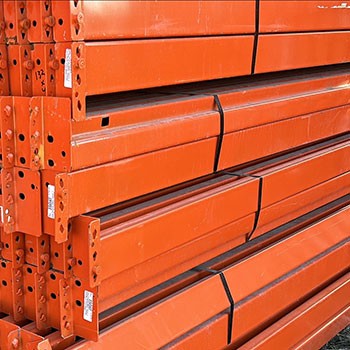 132” x 4” Used Teardrop Pallet Rack Beam- Punch Style 132” x 4” Used Teardrop Pallet Rack Beam- Punch Style