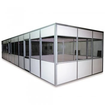24'Wx16'Dx8'H Economical Prefabricated Offices - Complete 4-Wall Building