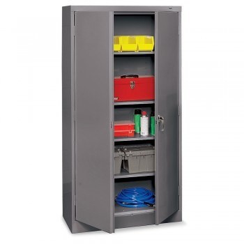 36"x18"x42" Storage Cabinet- All-Welded- Gray