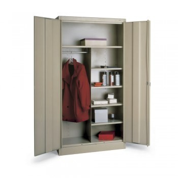 36"x18"x72" Combination Cabinet- All-Welded- Putty