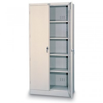 36"x18"x78" Deluxe Storage Cabinet- All-Welded- Putty