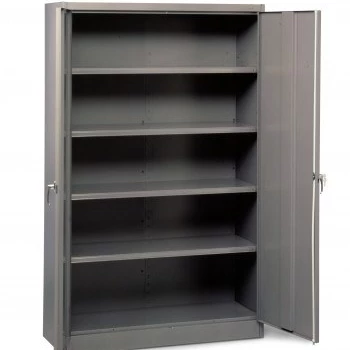48"x18"x78" Jumbo Storage Cabinet- All-Welded- Gray