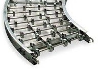 30" Inside Radius Skatewheel Conveyor-  45 Degree- 18" Overall Width