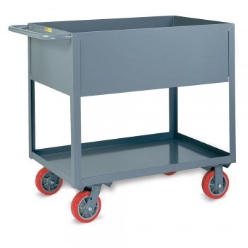 36"Wx24"D Deep-Shelf Stock Trucks -5" Casters