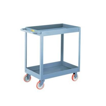 36"Wx24"D Deep-Shelf Stock Trucks -6" Casters