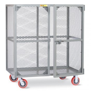 48"Wx24"Dx56"H Visible Contents Security Trucks - Without Shelf