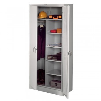 36"x24"x78" Deluxe Combination Cabinet- All-Welded- Putty