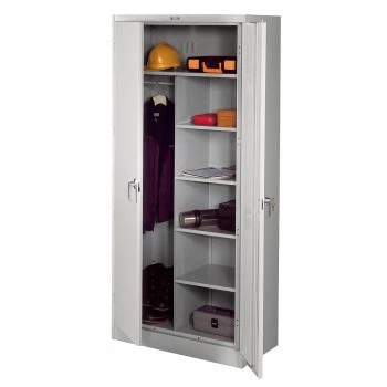 36"x24"x78" Deluxe Combination Cabinet- All-Welded- Putty