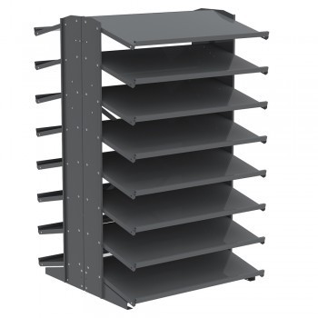 36-3/4 x39x60-1/4" Pick Rack - Double-Sided