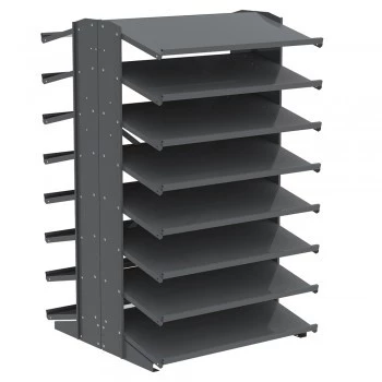 36-3/4 x39x60-1/4" Pick Rack - Double-Sided