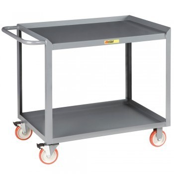 36"Wx24"D Mobile Workstation Cart- 2 Shelves