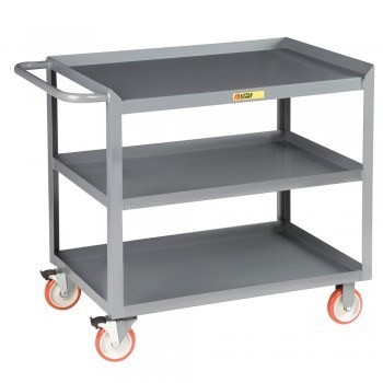 36"Wx24"D Mobile Workstation Cart- 3 Shelves