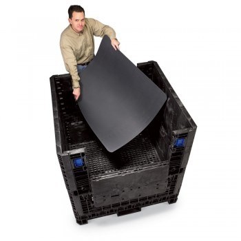 48"Wx45"Lx34"H Collapsible Bulk Containers with Ventilated Deck