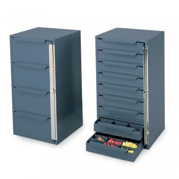 12"x12"x24" Bar-Lock Steel Drawer Cabinet- (9) Drawers
