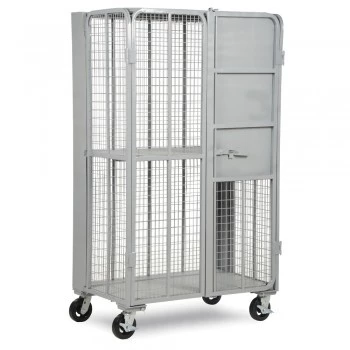 44"W x 27"D x 76-1/2"H Collapsible Security Truck