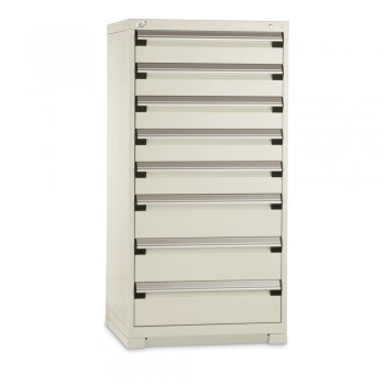 36"x24"x60" Drawer Cabinet- 8 Drawers- Blue