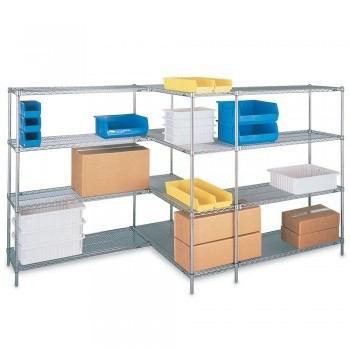 48x24x74" Open-Wire Shelving - Starter Units
