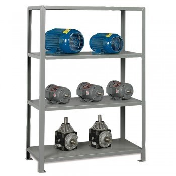 60x24x72" All-Welded Shelving - 4 Shelves