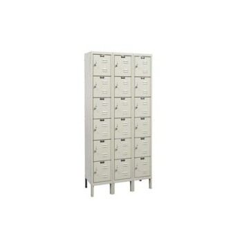 12x15x12” Opening 6-Tier Galvanite Corrosion-Resistant Locker - 3 Lockers Wide 12x15x12” Opening 6-Tier Galvanite Corrosion-Resistant Locker - 3 Lockers Wide