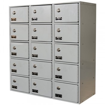 7-1/2 x11x5-1/2” Openings Cell Phone and Tablet Locker - 3 Lockers Wide - Keyed lock 7-1/2 x11x5-1/2” Openings Cell Phone and Tablet Locker - 3 Lockers Wide - Keyed lock