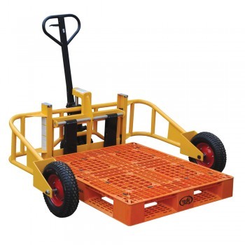 All-Terrain Pallet Truck - Pallet Jack - 9-1/2 to 26” Wide Forks All-Terrain Pallet Truck - Pallet Jack - 9-1/2 to 26” Wide Forks