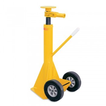 100,000-Lb. Capacity Trailer Jack - 50,000-Lb. Lifting Capacity - Ratchet Lift