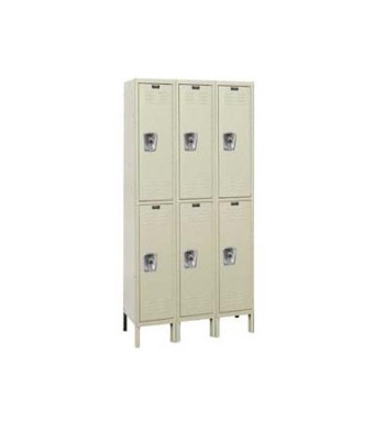 12x15x36” Openings - 2-Tier Locker - Ready-Built Locker - 3 Lockers Wide - Set Up - Putty 12x15x36” Openings - 2-Tier Locker - Ready-Built Locker - 3 Lockers Wide - Set Up - Putty