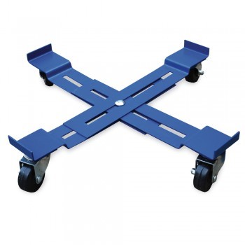 Adjustable Drum/Crate Dollies - 1000-Lb. Capacity