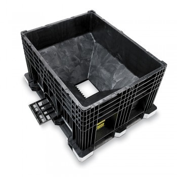 45"Wx57"Lx33.1"H Center Flow Bulk Container - Base Container