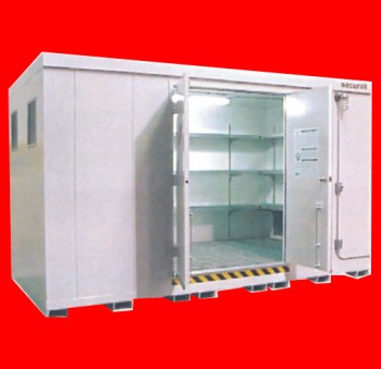 Agri-Chemical Storage Locker/Building 1169 Cubic Feet- 4 Hour Fire Rating Agri-Chemical Storage Locker/Building 1169 Cubic Feet- 4 Hour Fire Rating