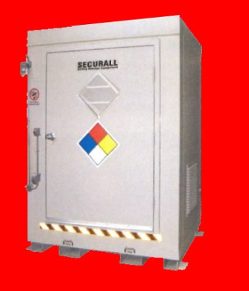 Agri-Chemical Storage Locker/Building 68 Cubic Feet- 4 Hour Fire Rating Agri-Chemical Storage Locker/Building 68 Cubic Feet- 4 Hour Fire Rating
