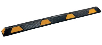 72" Car Stop Recycled Plastic, Black