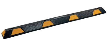 72” Car Stop Recycled Plastic, Black