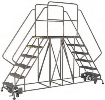 3 Step Double Sided Steel Ladder- 24 3 Step Double Sided Steel Ladder- 24