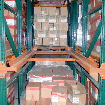 192" x 54" Reconditioned Drive In Rack System- 12 Pallet Positions